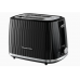 RHT2737BLK Russell Hobbs Eden 2 Slice Toaster - Black
